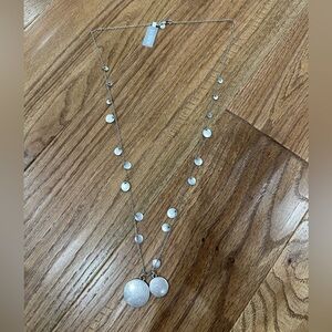 JCrew Silver Necklace with Delicate Design